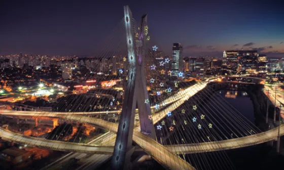 Ponte Estaiada Octavio Frias de Oliveria, Brazil