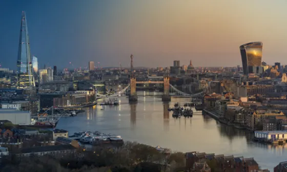 Image of London skyline, United Kingdom