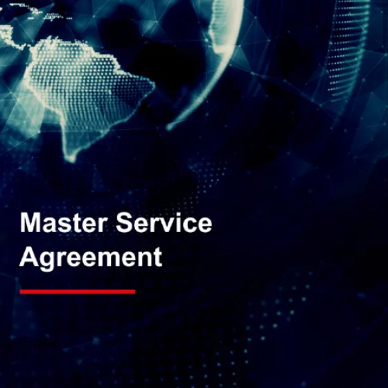 Master Service Agreement 